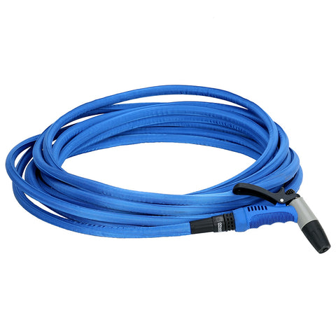 HoseCoil 25' Blue Flexible Hose Kit w/Rubber Tip Nozzle