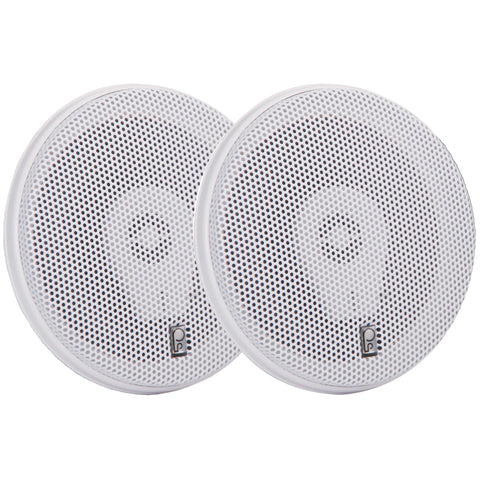 Poly-Planar MA-8505B 5" 200 Watt Titanium Series Speakers - White