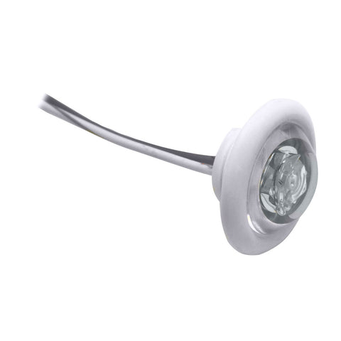 Innovative Lighting LED Bulkhead/Livewell Light "The Shortie" White LED w/ White Grommet