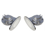 Schmitt Marine Mini Stainless Steel Dual Drop-In Horn w/Stainless Steel Grills High & Low Pitch