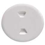 Beckson 5" Twist-Out Deck Plate - White