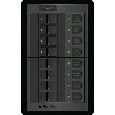 Blue Sea 1228 120V AC 8 Position