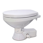 Jabsco Quiet Flush Freshwater Toilet - Regular Bowl w/Standard Close Lid - 12V