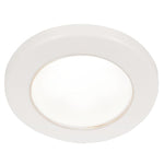 Hella Marine EuroLED 75 3" Round Screw Mount Down Light - White LED - White Plastic Rim - 12V