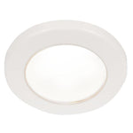 Hella Marine EuroLED 75 3" Round Screw Mount Down Light - White LED - White Plastic Rim - 24V