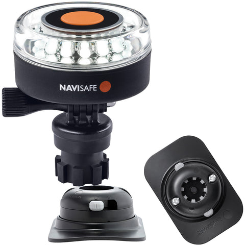 Navisafe Navilight 360° 2NM White w/Navimount Base & RIB Mount - Black