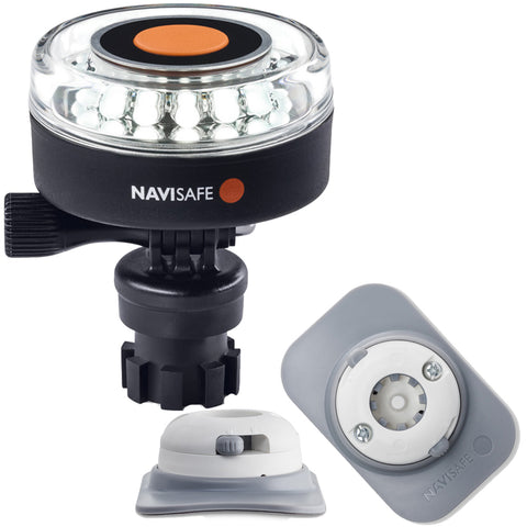 Navisafe Navilight 360° 2NM White w/Navimount Base & RIB Mount - White