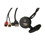 Fusion MS-CBUUSB3.5 Panel Mount USB & 3.5mm Headphone Jack