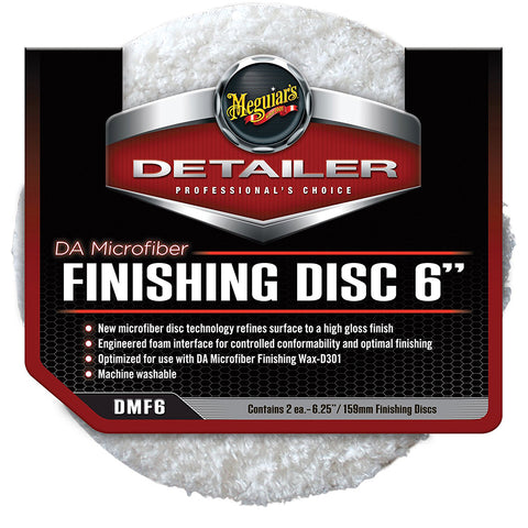Meguiar's DA Microfiber Finishing Disc - 6" - 2-Pack