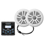 Boss Audio MCKGB450W.6 Marine Stereo & 6.5" Speaker Kit - White