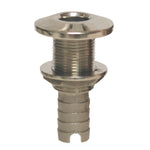 GROCO Stainless Steel Hose Barb Thru-Hull Fitting - 1-1/2"