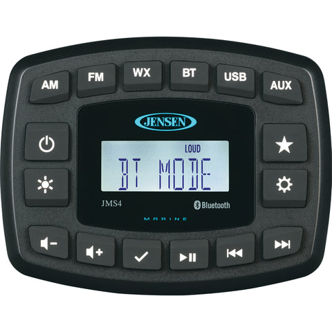 JENSEN JMS4RTL Stereo w/AM/FM/BT - Single Zone