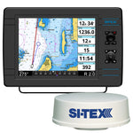 SI-TEX NavPro 1200F w/MDS-12 WiFi 24" Hi-Res Digital Radome Radar w/15M Cable