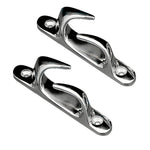 Whitecap Skene Bow Chock 4-1/2" Pair - Chrome Plated Brass