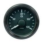 VDO SingleViu 52mm (2-1/16") Water Temp. Gauge - Euro - 120° C - 291-22 ohm