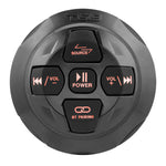 DS18 Marine Waterproof Bluetooth Streaming Audio Receiver Round Controller - f/Android & iPhone