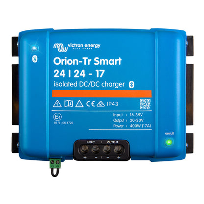 Victron Orion-TR Smart Isolated DC-DC Converter - 24 VDC to 24 VDC - 400W - 17AMP
