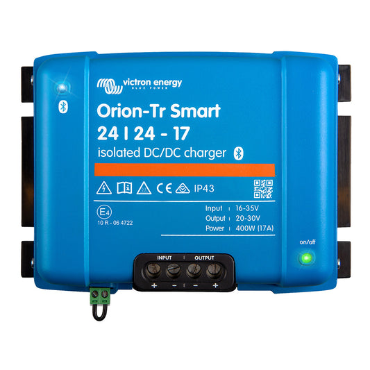 Victron Orion-TR Smart Isolated DC-DC Converter - 24 VDC to 24 VDC - 400W - 17AMP