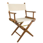 Whitecap Director's Chair w/Natural Seat Covers - Teak