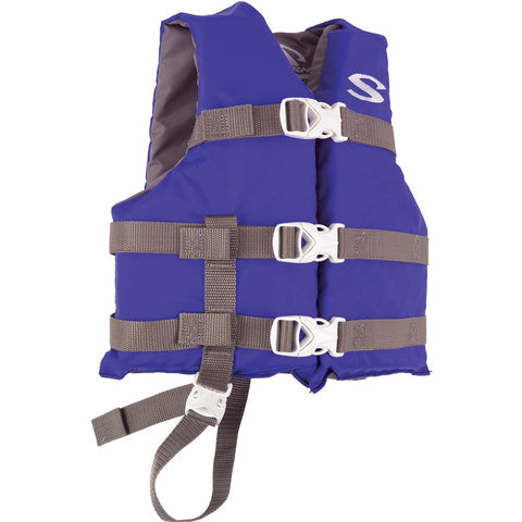 StearnsClassic Series Child Life Jacket - 30-50lbs - Blue/Grey