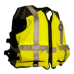Mustang High Visibility Industrial Mesh Vest - Fluorescent Yellow/Green/Black - XXL/3XL