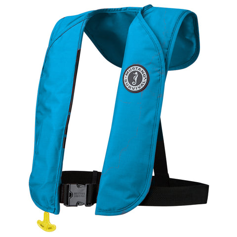 Mustang MIT 70 Inflatable PFD - Azure Blue - Manual