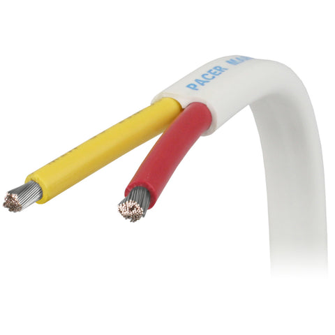 Pacer 12/2 AWG Safety Duplex Cable - Red/Yellow - 100'