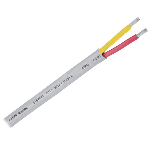 Pacer 14/2 AWG Round Safety Duplex Cable - Red/Yellow - 100'
