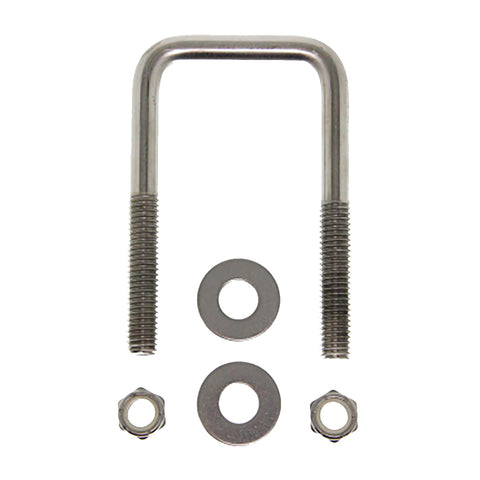 C.E. Smith Zinc U-Bolt 7/16"-14 X 3-1/8" X 3" w/Washers & Nuts - Square