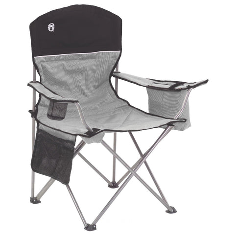 Coleman Cooler Quad Chair - Grey & Black