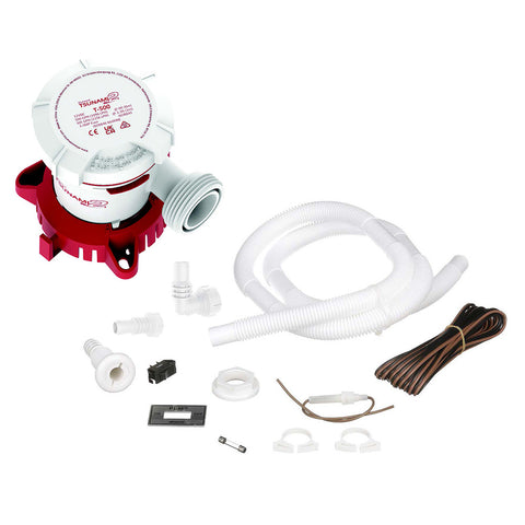 Attwood Tsunami MK2 T500 Manual Bilge Pump w/Installation Kit - 500 GPH & 12V