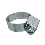 Trident Marine 316 SS Non-Perforated Worm Gear Hose Clamp - 3/8" Band - (3/4" – 1-1/8") Clamping Range - 10-Pack - SAE Size 10